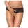 Obsessive Merossa - Strass, offener Damenstring - Schwarz - 2XL/3XL