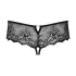 Obsessive Merossa - Strass, offener Damenstring - Schwarz - 2XL/3XL