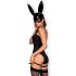 Obsessive OB7008 Sexy Bunny - Häschenkostüm (schwarz) - L/XL