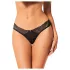 Obsessive Bella Rou - Blumenslip (schwarz)