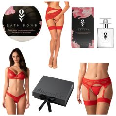 Obsessive Aloisa - Dessous-Geschenkbox - 6-teilig (Rot)