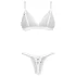 Obsessive Weddya Bride - zweiteiliges Braut-Set (weiß) - L/XL