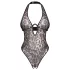 Obsessive Addia - Leopardenmuster-Body mit offenem Schritt - L/XL