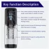 Men's Play - rotierender, saugender, vibrierender Masturbator (schwarz)