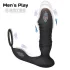 Men's Play - App-gesteuerter stoßender Analvibrator (schwarz)