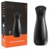 Men's Play - saugend vibrierender Masturbator mit Wärmefunktion (schwarz)