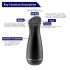 Men's Play - saugend vibrierender Masturbator mit Wärmefunktion (schwarz)