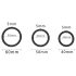 Men's Play - Penisring Set - Schwarz (3 Stk.)