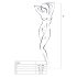 Passion BS012 - Ärmelloses Netzset (Schwarz) - S-L