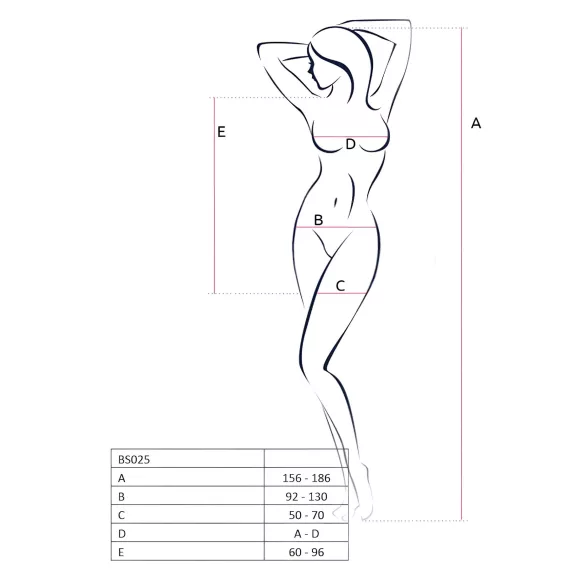 Passion BS025 - Langarm Minikleid (weiß) - S-L