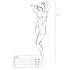 Passion BS053 - Netz-Set mit Neckholder (weiß) - S-L