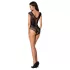 Passion BS064 - Offene Netz-Body (schwarz) - S-L