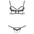 Passion Devil Solon - Spitzen-Körpergeschirr-Set (Schwarz) - L/XL