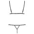 Passion Devil Solon - Spitzen-Körpergeschirr-Set (Schwarz) - L/XL
