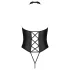 Passion Nancy - Offener Body mit Kreuzträgern (Schwarz) - L/XL