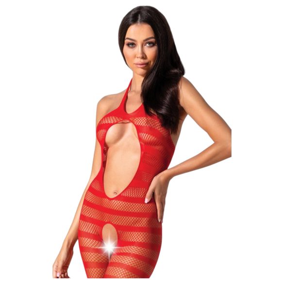 Passion BS081 - Neckholder Capri-Overall - Rot (S-L)