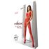 Passion BS085 - Rotes Mosaik-Overall mit Öffnungen - Größe S-L