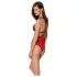 Passion Pfingstrose - Body mit Seitenausschnitt (Rot)
