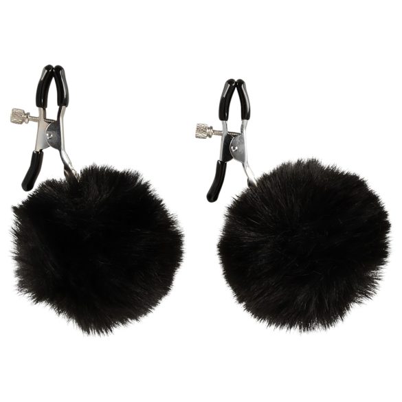 Magic Shiver - Brustwarzenklemmen (schwarz) - Öko-Verpackung