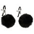 Magic Shiver - Brustwarzenklemmen (schwarz) - Öko-Verpackung