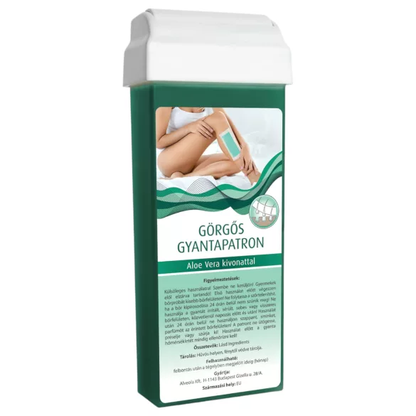 X-Epil - Roll-on-Wachspatrone mit breitem Rollkopf (100 ml) - Aloe Vera