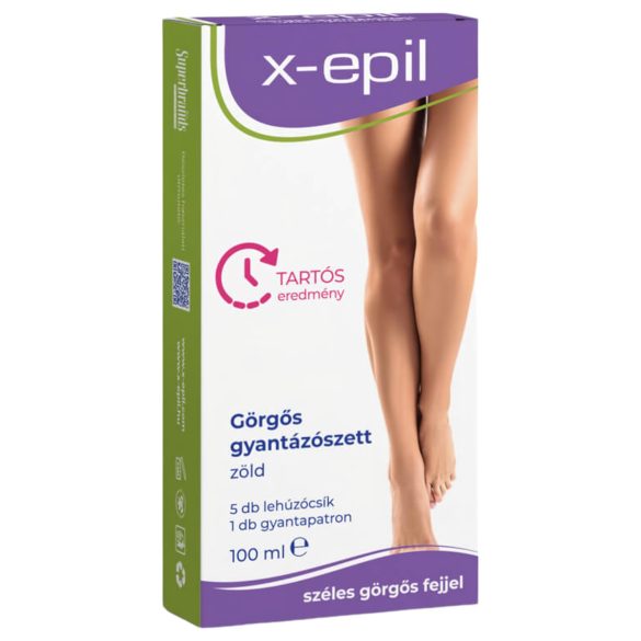 X-Epil - Roll-On Wachsspatel-Set - Grün