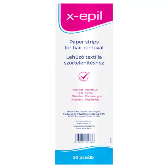 X-Epil - Abzieh-Textilstreifen (50 Stk.)