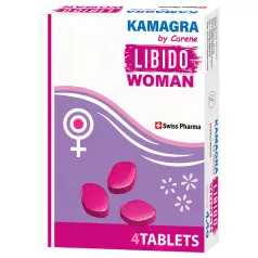   Kamagra by Carene Libido Woman - Nahrungsergänzungstablette für Frauen - 4 Stück