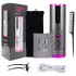 CAC - Akku-Lockenstab-Set (grau-pink)