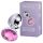 Desirel Pink Jewel L - Anal Plug (Silber-Rosa)