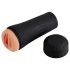 Desirel True Touch - naturgetreues Vibrationsmasturbator (natur-schwarz)