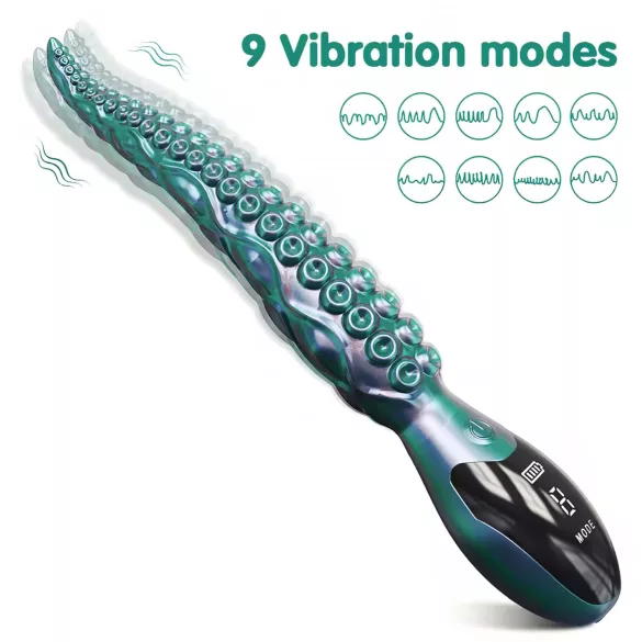 Monster Fuck - Tintenfisch-Arm Vibrator (grün)