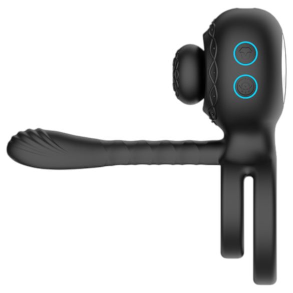 Biu-Biu - Penisring und Partnervibrator (schwarz)