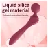 Lonely - gebogener Massagestab Vibrator (rot)