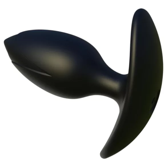 Kangvo - aufblasbarer magnetischer Analplug mit Rollkugel (schwarz)