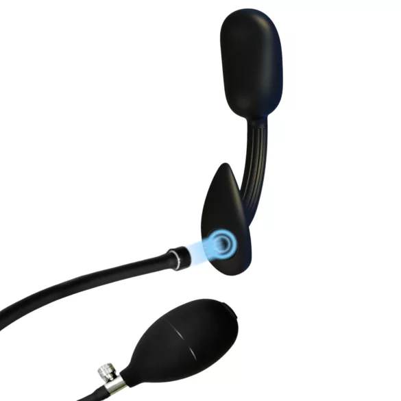 Kangvo - magnetischer aufblasbarer Prostataplug mit Rollkugel (schwarz)