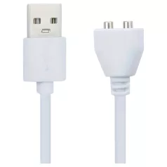 Pleasure Charge Wilson - magnetisches USB-Ladekabel (weiß)