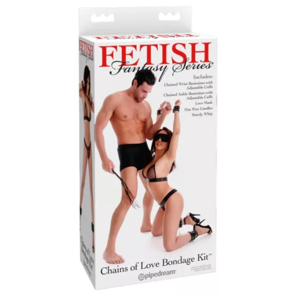 Fetish Fantasy - Bondage-Set (schwarz)