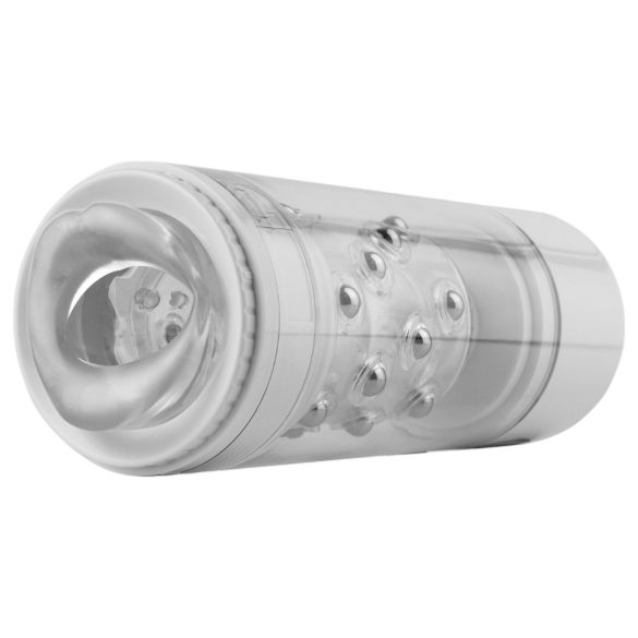 PDX Roto-Bator - vibrierender Mundmasturbator (weiß)