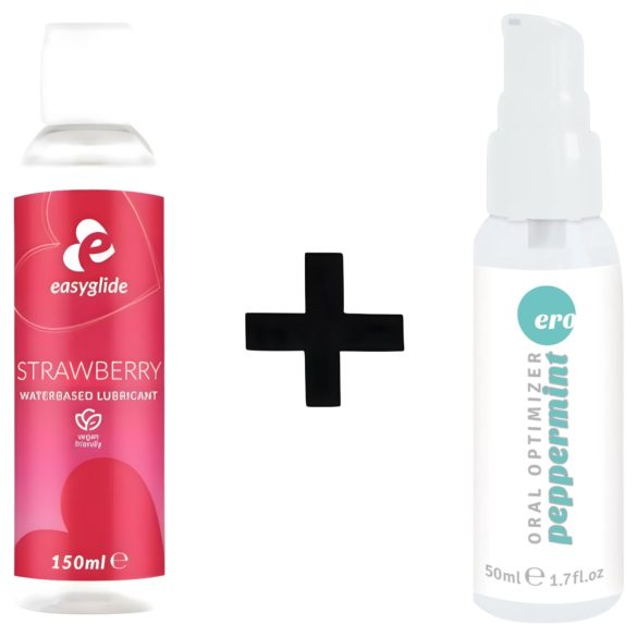 Oral-Sex-Starter-Set für Paare (Gel, Gleitmittel)