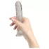Addiction Crystal - Dildo mit Saugnapf (transparent) - 18 cm