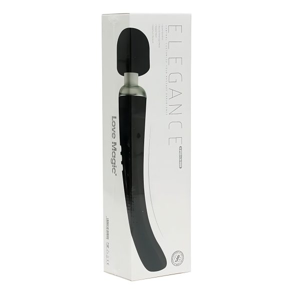 Love Magic Elegance Wand - Akku Massagestab Vibrator (schwarz)