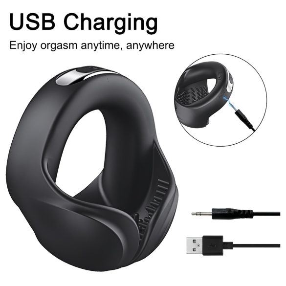 AlvUp - Vibrations-Penisring (Schwarz)