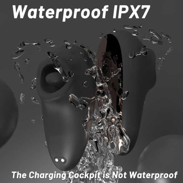 Sex HD Spiegel - Erwärmender Lick Vibrator (Schwarz)