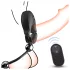 Sex HD - verstellbarer vibrierender Penisring mit Fernbedienung (schwarz)