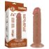 Lovetoy Sliding-Skin - zweischichtiger Saugnapf-Dildo - 20cm (natur)