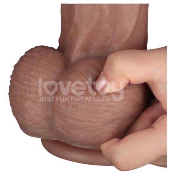 Lovetoy - Doppelschicht-XXL-Dildo - 36,5 cm - (natur)