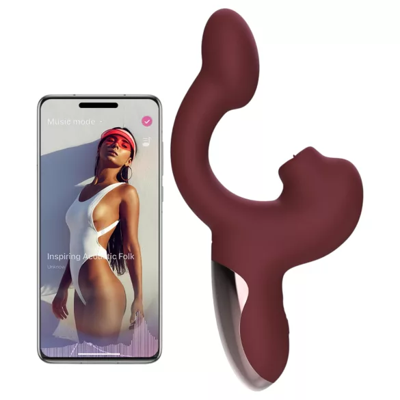 Magic Motion Magic Ponder - 2in1 Klitorisarm-Vibrator (Bordeaux)
