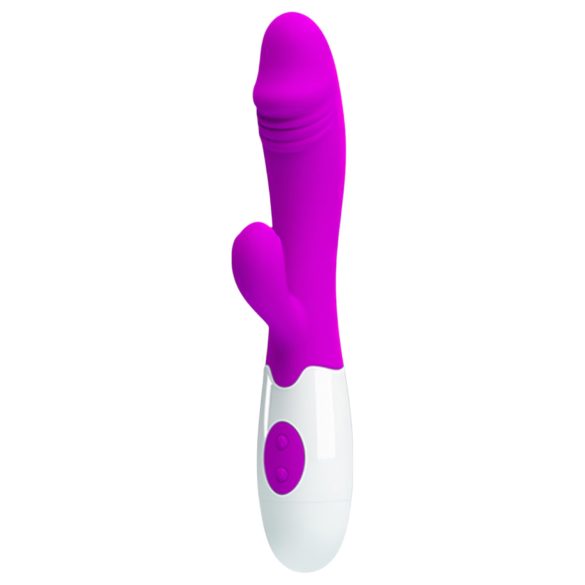 Pretty Love Snappy - Wasserdichter G-Punkt Vibrator mit Clitoral-Arm (lila)