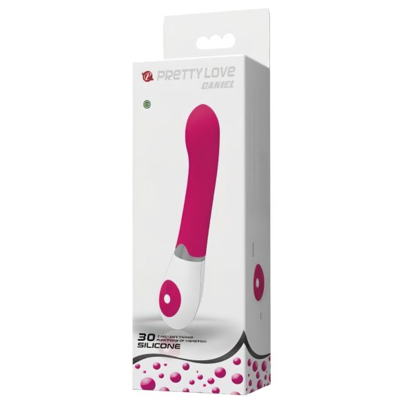 Pretty Love Daniel - wasserdichter G-Punkt Vibrator (pink-weiß)